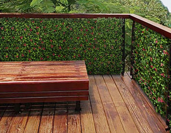 Cover Up a Slatted Fence