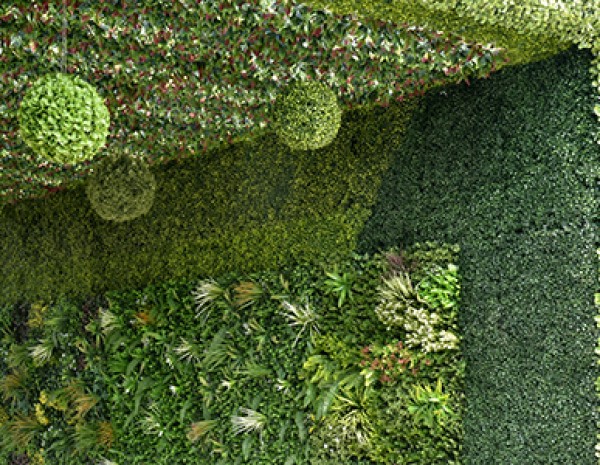 Outdoor Faux Boxwood Topiary Decoration