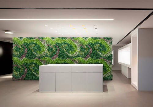 Vibrant Fireworks Artificial Plant Panel