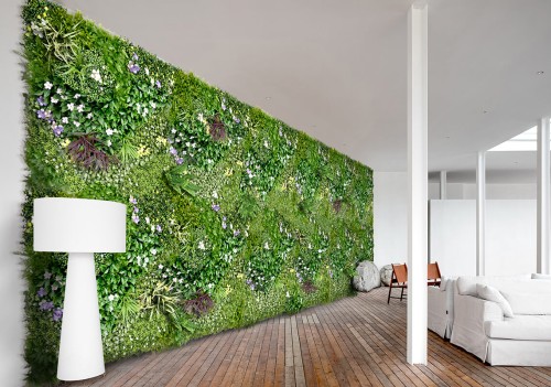 Vibrant Fireworks Artificial Plant Panel