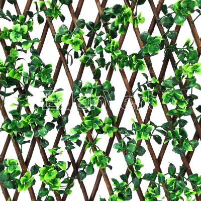 Artificial Pachysandra Willow Fence for Balcony