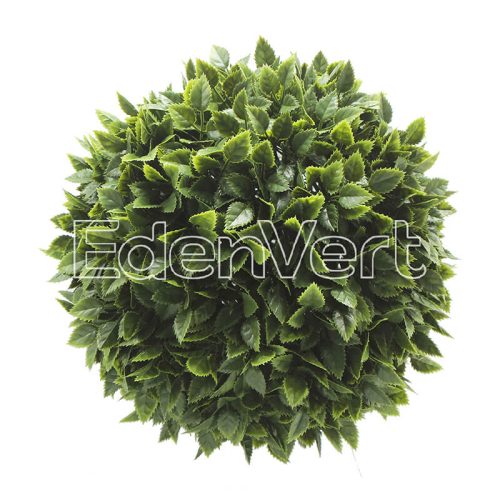 Uncategorized Rose Leaf Topiary Ball Hanging Ornament