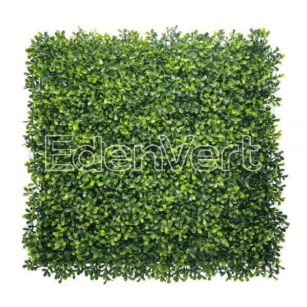 Faux Green Pittoso Leaf Privacy Fence Panel