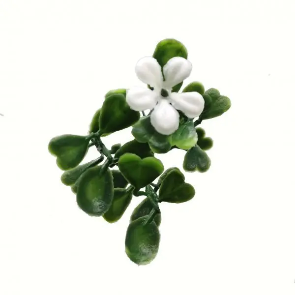 Artificial Boxwood Panel with Jasmine