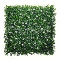 Artificial Boxwood Panel with Jasmine