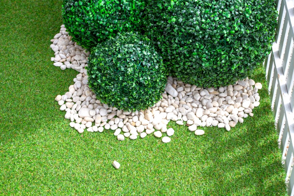 Outdoor Decoration With Artificial Balls