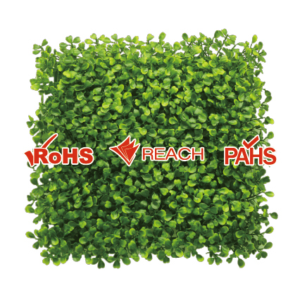 How to choose high quality artificial plants - 5 points 3 EdenVert products' certification-- RoHs, PAHs, REACH