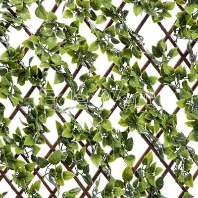 Artificial Rose Leaves Willow Fence Screen