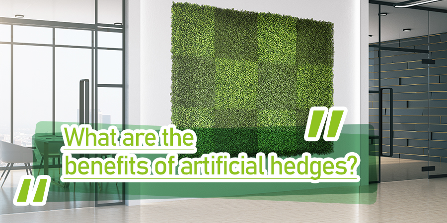 What are the benefits of artificial hedges
