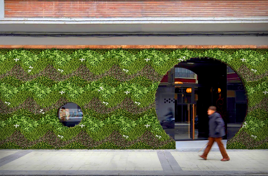 artificial plant wall