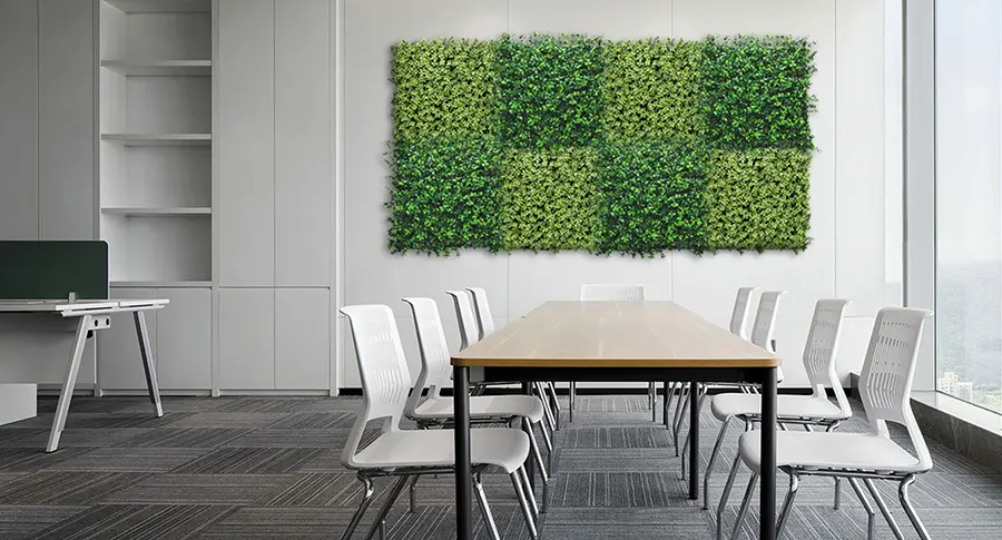 Why are artificial vertical gardens so popular? 4 artificial green wall
