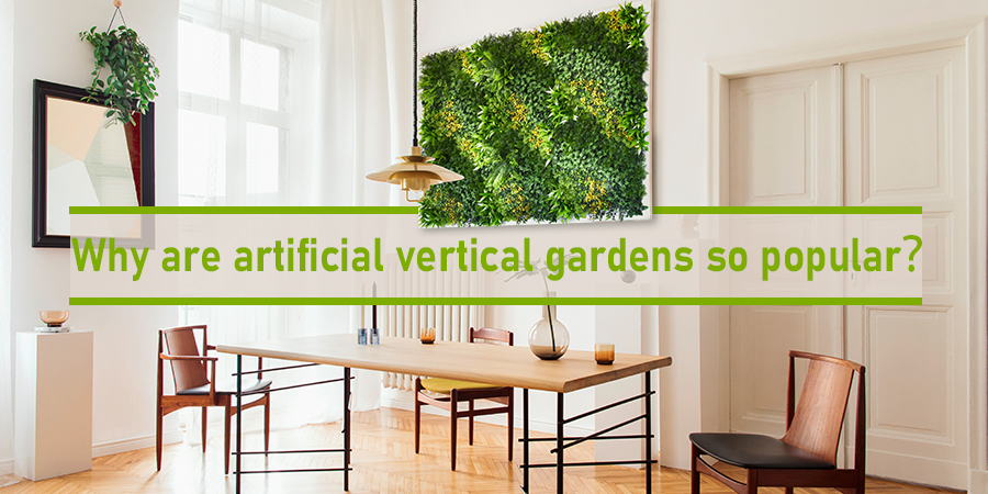Why are artificial vertical gardens so popular? 1 EdenVert, artificial vertical gardens