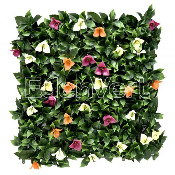 Bougainvillea Mixed Hedge Wall Panel