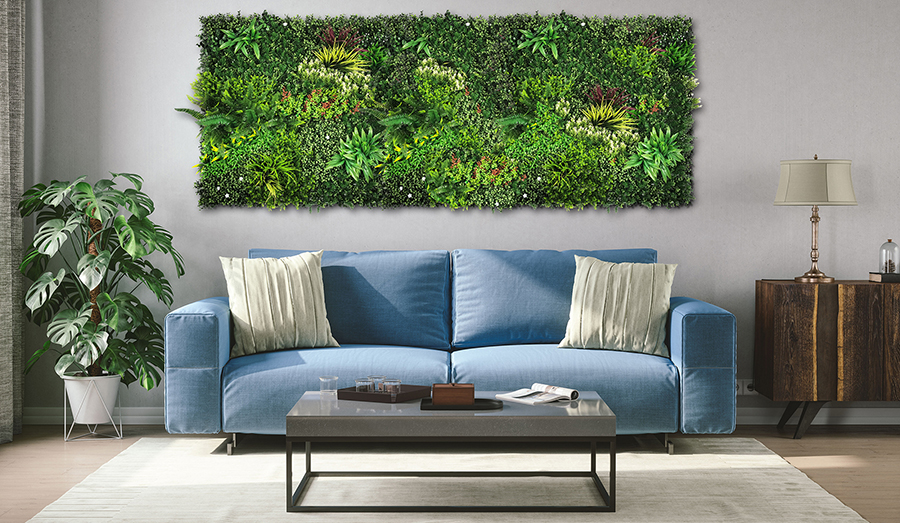 EdenVert, faux plant wall