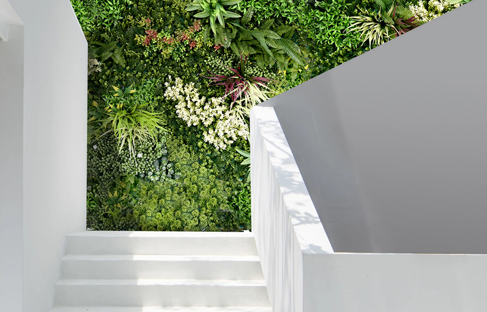4.fake plants at vertical space Products