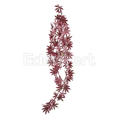 Red Maple Faux Hanging Plants Decoration