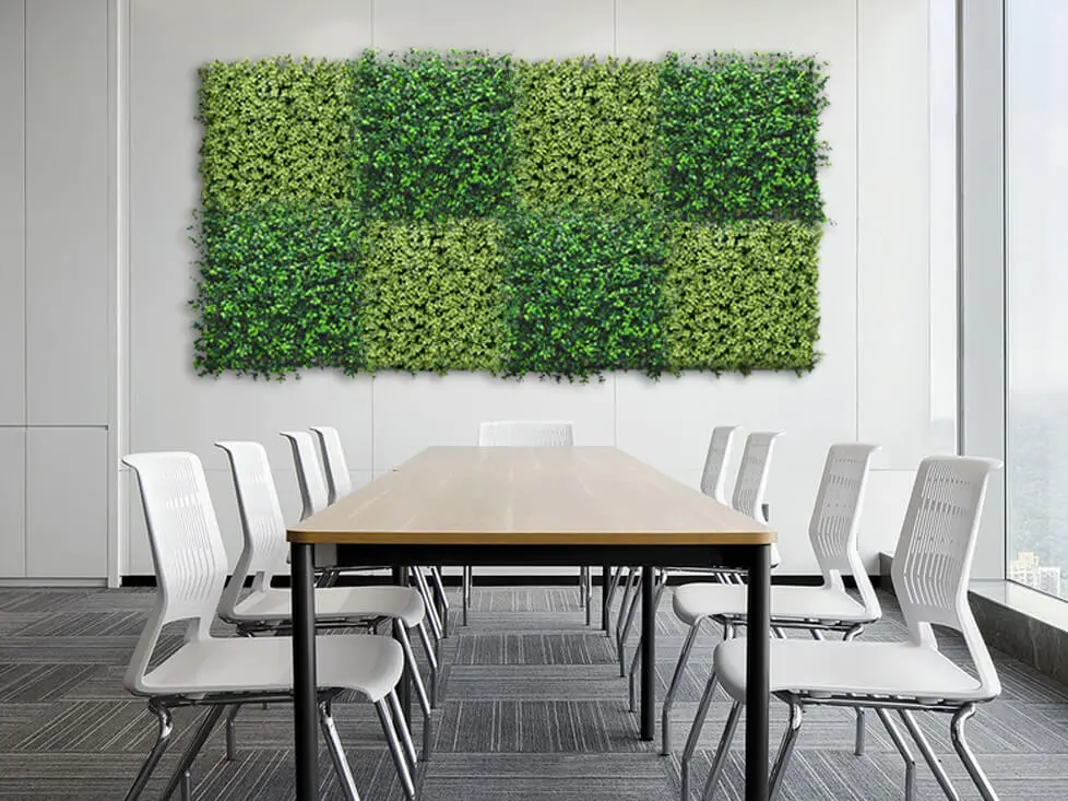 Business Building Greenery 1 Artificial boxwood for business decoration