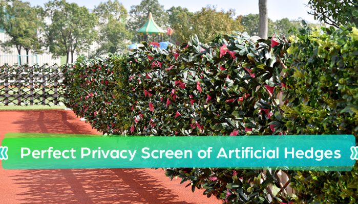 Perfect Privacy Screen of Artificial Hedges