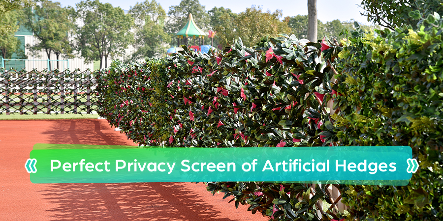 Perfect Privacy Screen of Artificial Hedges