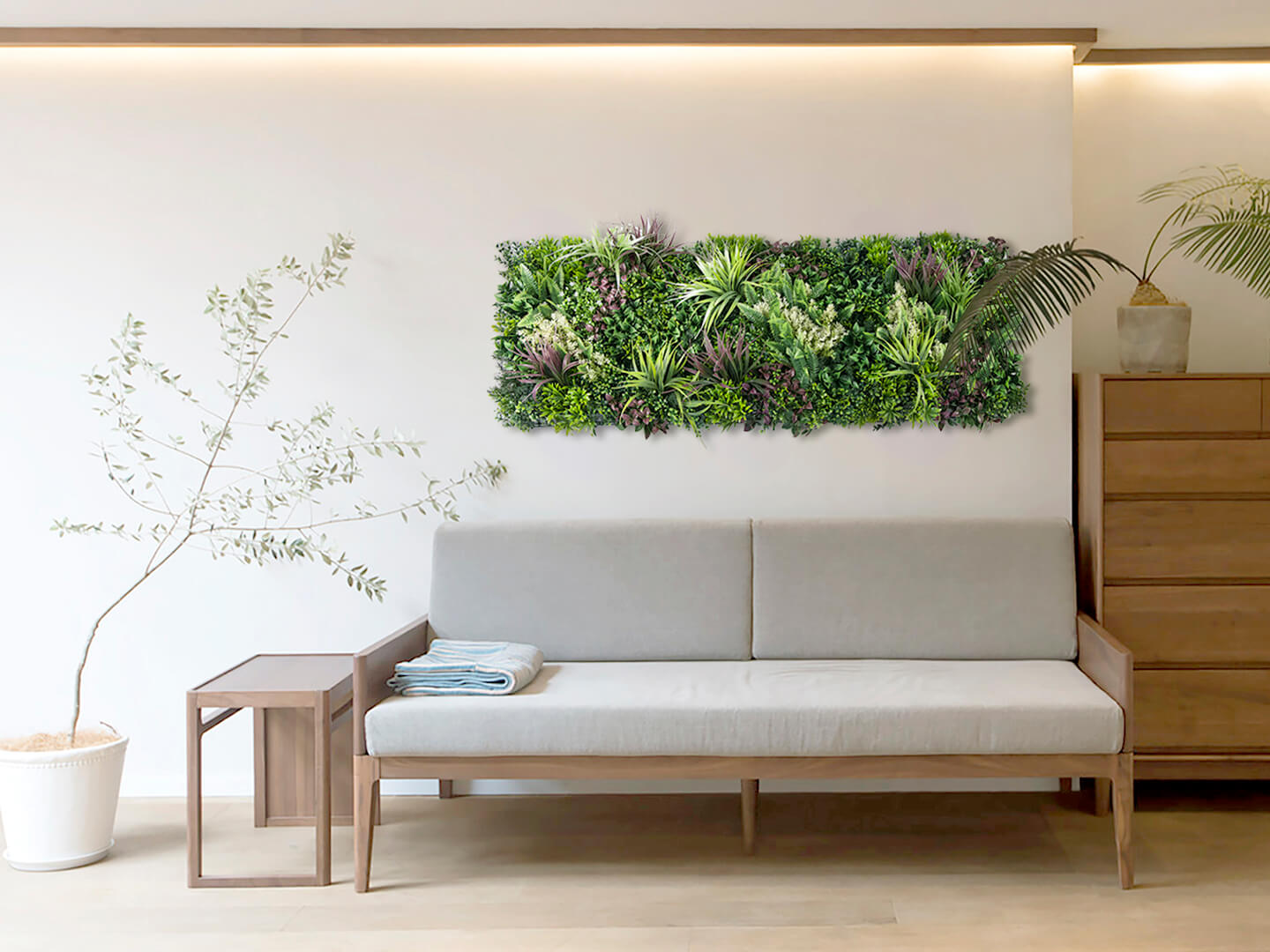 Indoor vertical garden wall