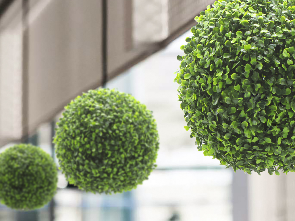 decorative artificial topiary balls