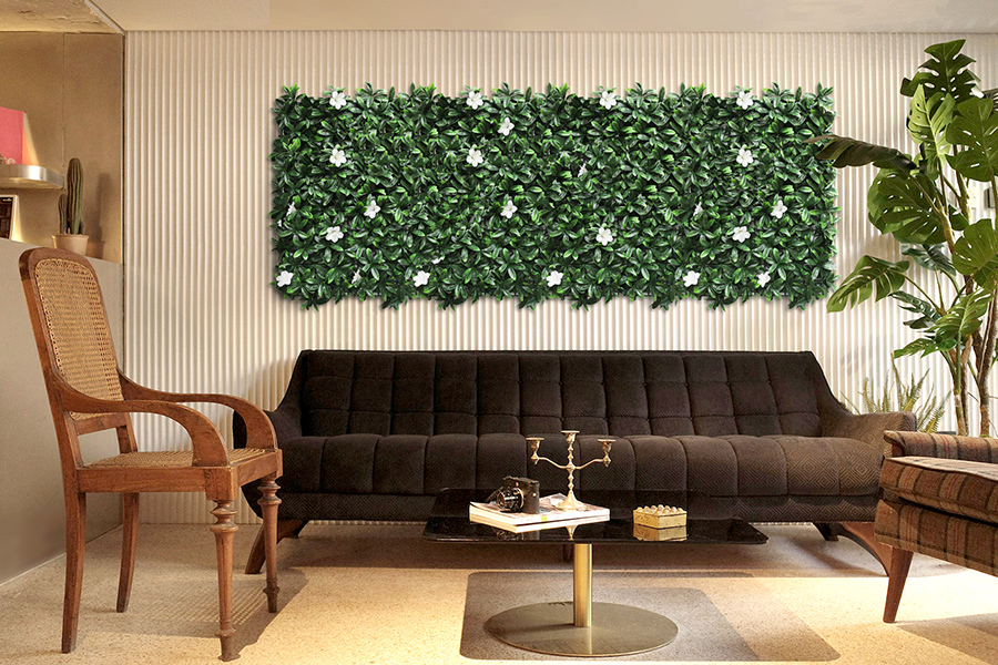 Perfect Privacy Screen of Artificial Hedges 6 fake green wall