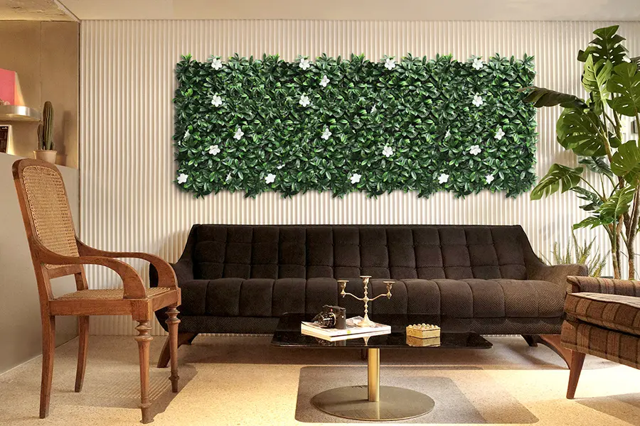 Perfect Privacy Screen of Artificial Hedges 6 fake green wall