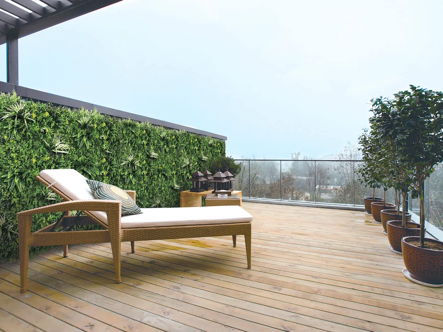 Easy Artificial Plant Decoration At Yard 1 artificial plant decoration at yard