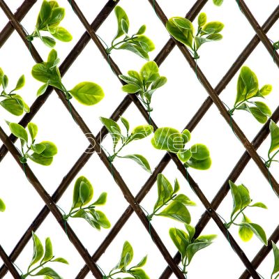 Jade Leaf Willow Fence for Outdoor Garden Decor
