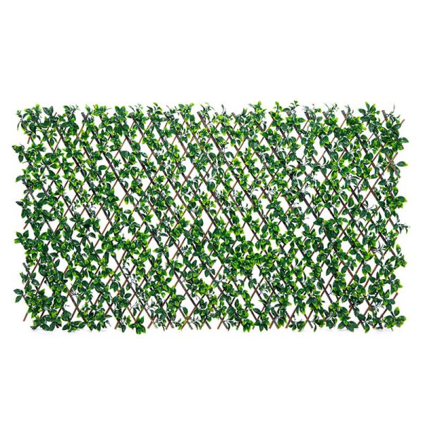 Dark Gardenia Leaves Willow Fence for Outdoor Garden