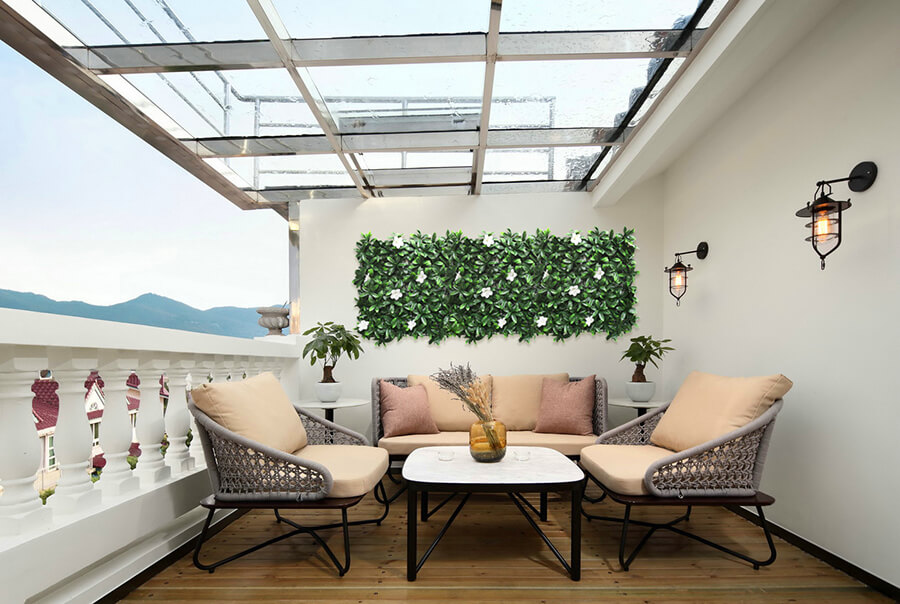 What is artificial living wall? 2 Fake plant wall
