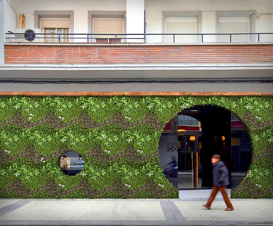 Artificial Plant Wall Decoration or Living One? 4 artificial greenery wall