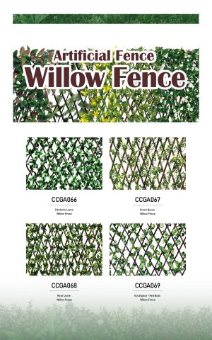 Artificial Willow Fence Catalog