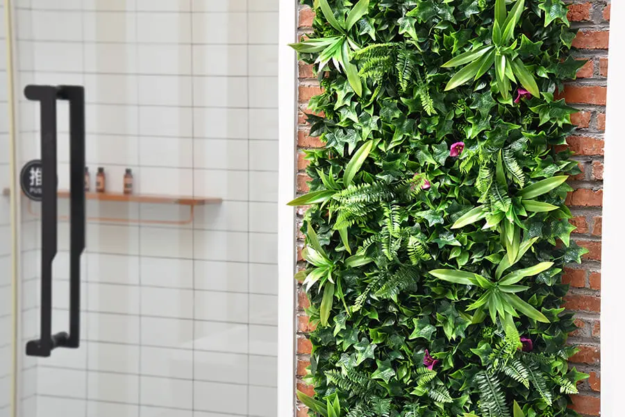 Faux Plant Wall Art for 2022 Interior Design 5 Vertical garden for bathroom