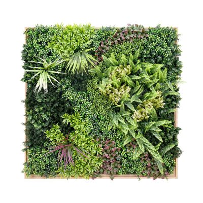 HeraB Framed Artificial Green Foliage Art