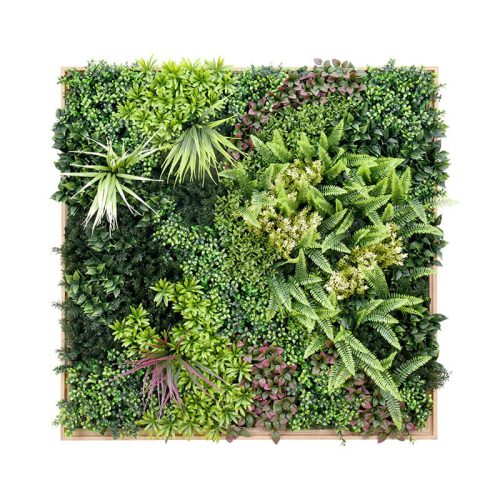 Vertical Garden Frame HeraB Framed Artificial Green Foliage Art