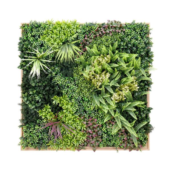 HeraB Framed Artificial Green Foliage Art