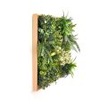 RheaB Hanging Artificial Plants with Wooden Frame