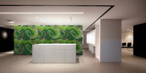 faux living wall for office decoration