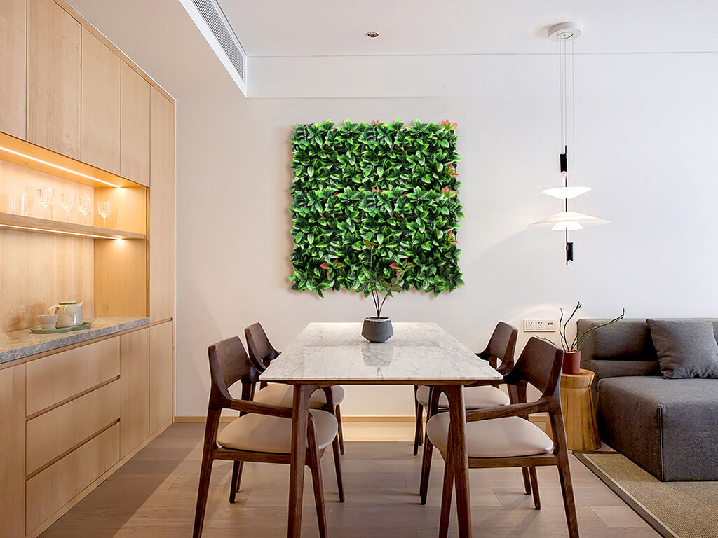 HYPER-REALISTIC ARTIFICIAL VERTICAL GARDEN WALL