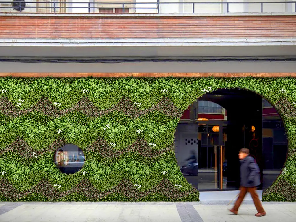 GAIN PRIVACY WITH VERTICAL GARDEN WALLS 1 gain privacy with vertical garden walls