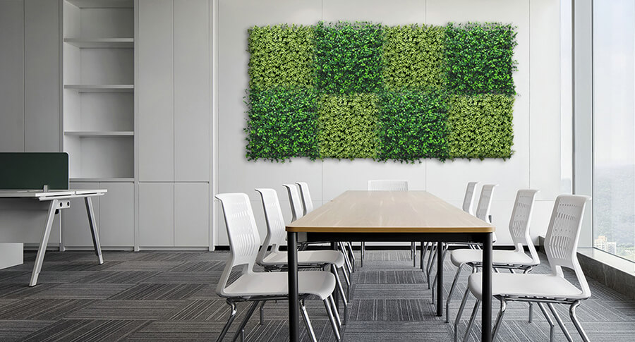 artificial boxwood for office
