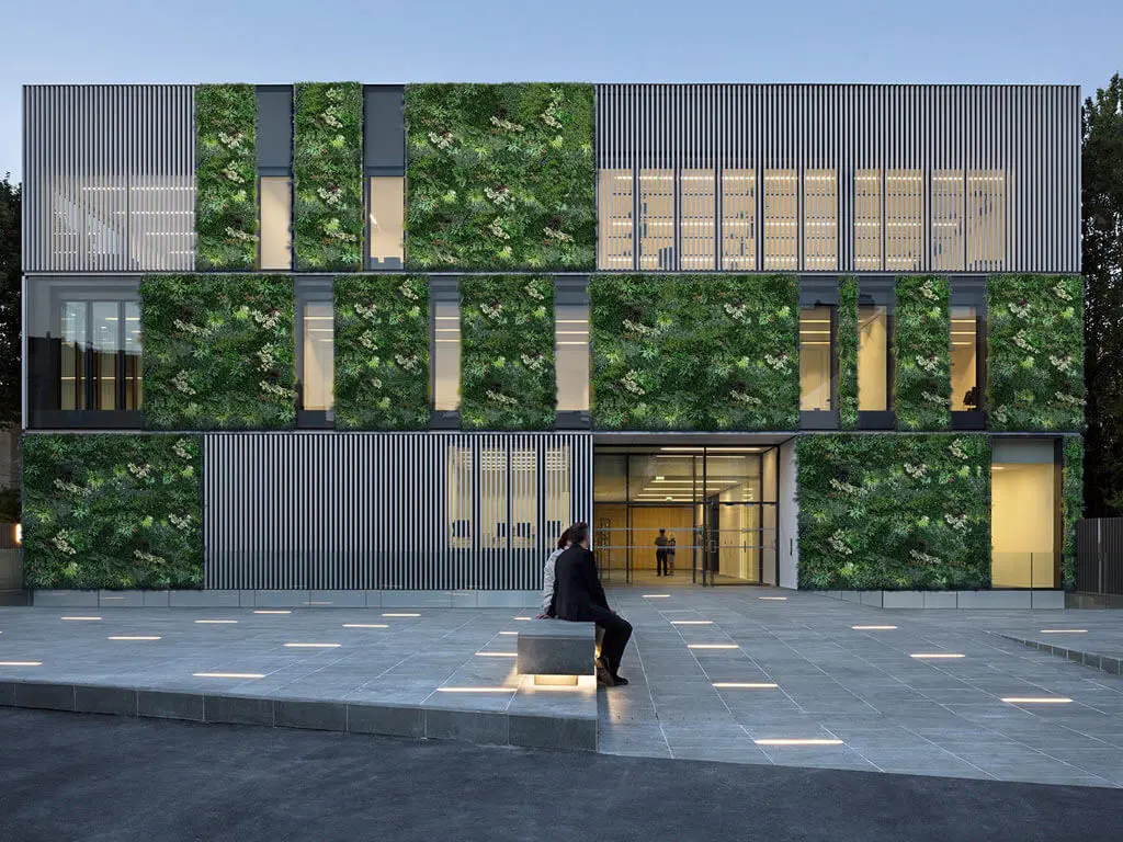 exterior greenery wall decoration