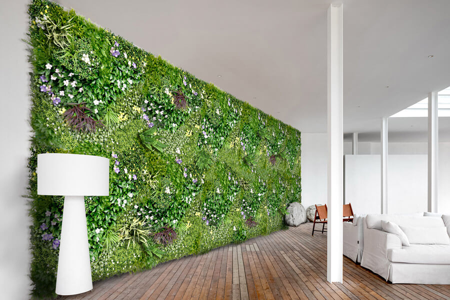Are Artificial Plants Fire Retardant? 3 faux living wall EdenVert