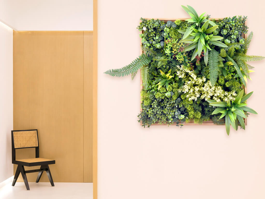 framed vertical garden for home