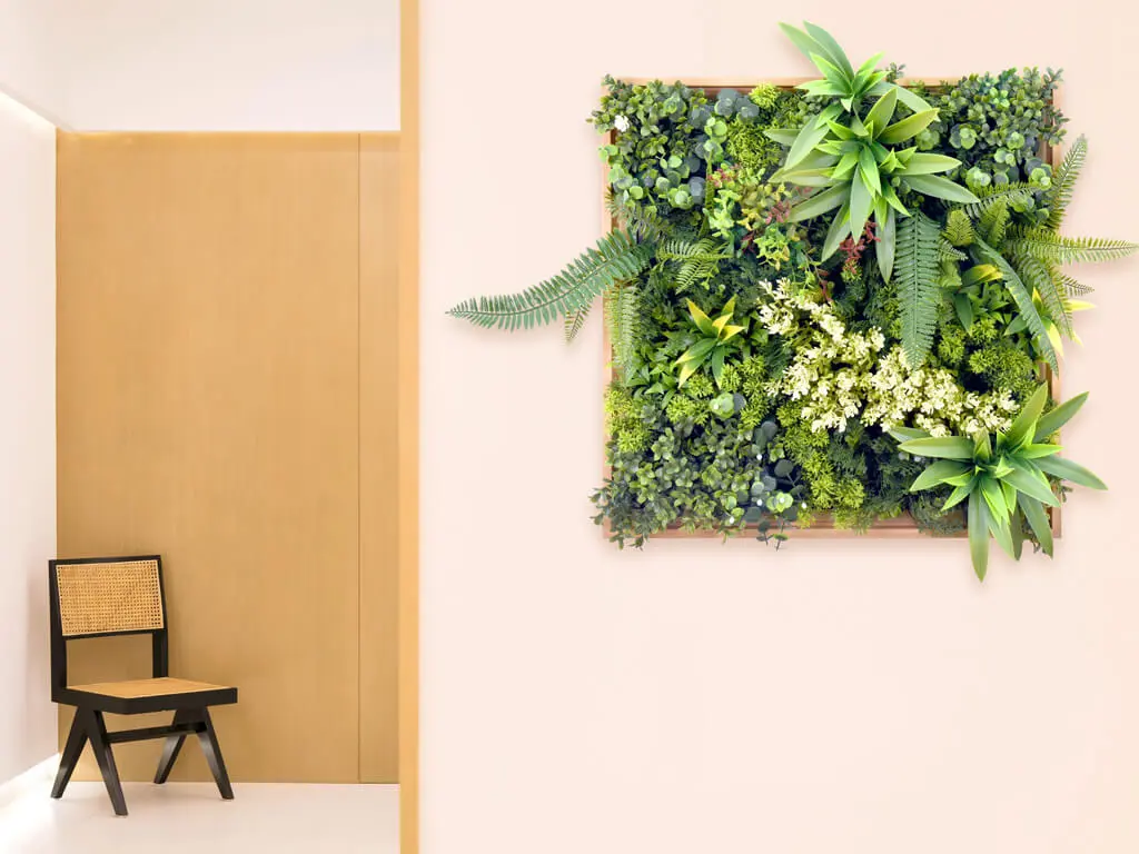 FRAMED VERTICAL GARDEN FOR YOUR HOME 1 framed vertical garden for home
