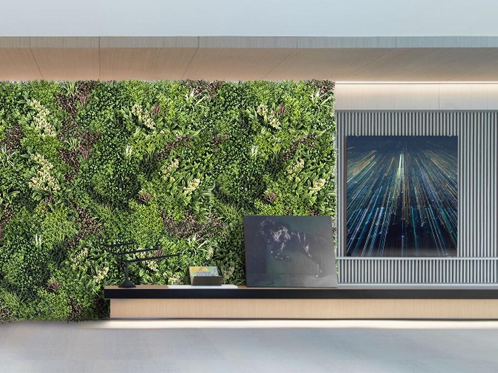 luxurious vertical garden decoration