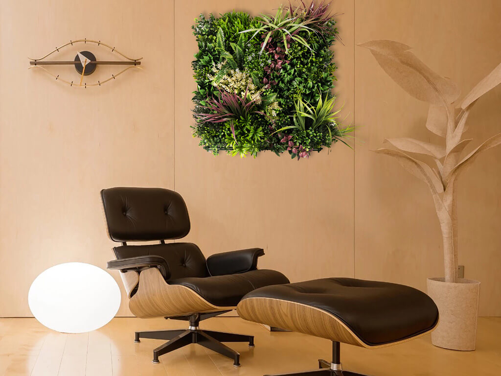 realistic artificial green wall