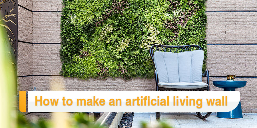 How to make an artificial living wall EdenVert