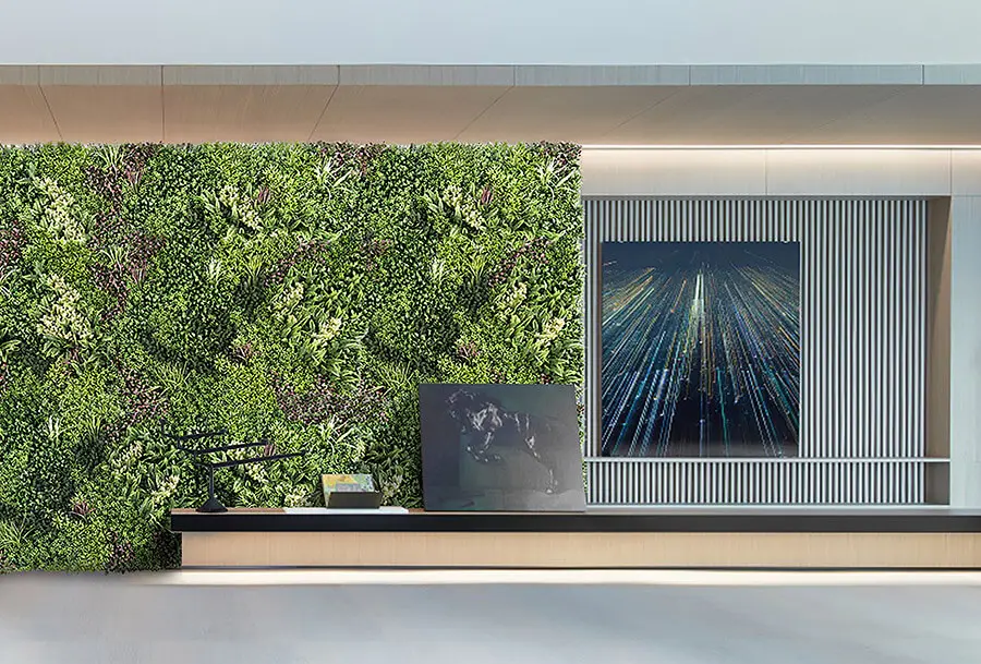 How to make an artificial living wall 2 EdenVert Indoor vertical garden